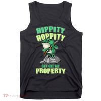 Funny Gun Frog Hippity Hoppity Get Off My Property Tank Top thumb 0