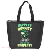 Funny Gun Frog Hippity Hoppity Get Off My Property Tote Bag thumb 0