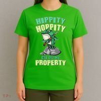 Funny Gun Frog Hippity Hoppity Get Off My Property T-Shirt thumb 4