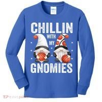 Funny Gnome For Basketball Lovers Chillin With My Gnomies Gift Kids Long Sleeve Shirt thumb 0