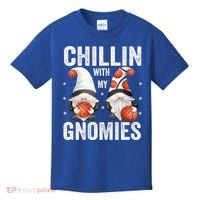 Funny Gnome For Basketball Lovers Chillin With My Gnomies Gift Kids T-Shirt thumb 0