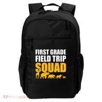 First Grade Field Trip Squad 1st Grade Zoo Crew Safari Backpack thumb 0