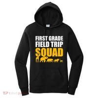 First Grade Field Trip Squad 1st Grade Zoo Crew Safari Women's Hoodie thumb 0