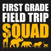 First Grade Field Trip Squad 1st Grade Zoo Crew Safari Mousepad thumb 1