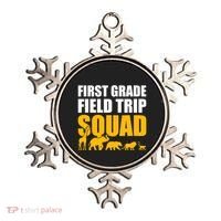 First Grade Field Trip Squad 1st Grade Zoo Crew Safari Ornament thumb 0