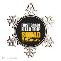 First Grade Field Trip Squad 1st Grade Zoo Crew Safari Ornament thumb 0