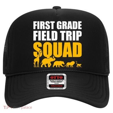 First Grade Field Trip Squad 1st Grade Zoo Crew Safari Hat