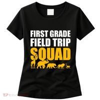 First Grade Field Trip Squad 1st Grade Zoo Crew Safari Women's T-Shirt thumb 0