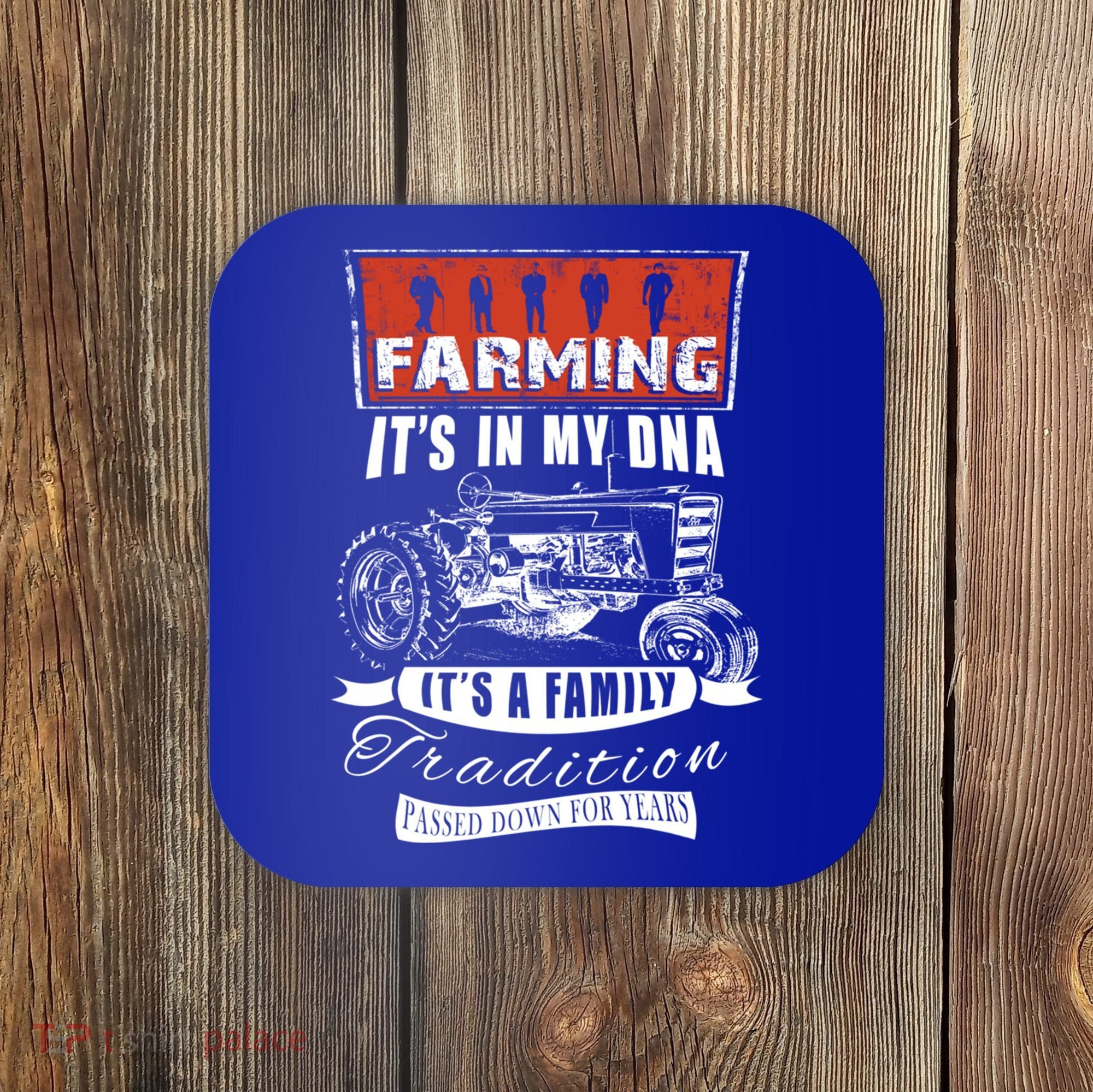 Farmer Gift Funny Farming Gift For Farmers Coaster