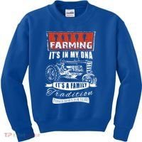 Farmer Gift Funny Farming Gift For Farmers Kids Sweatshirt thumb 0