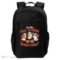 Funny Gift For Halloween Teachers Are You Fall O Ween Directions Backpack thumb 0