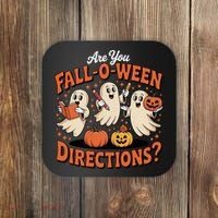 Funny Gift For Halloween Teachers Are You Fall O Ween Directions Coaster thumb 0