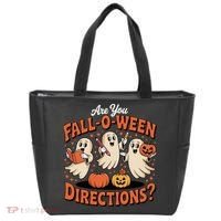 Funny Gift For Halloween Teachers Are You Fall O Ween Directions Tote Bag thumb 0