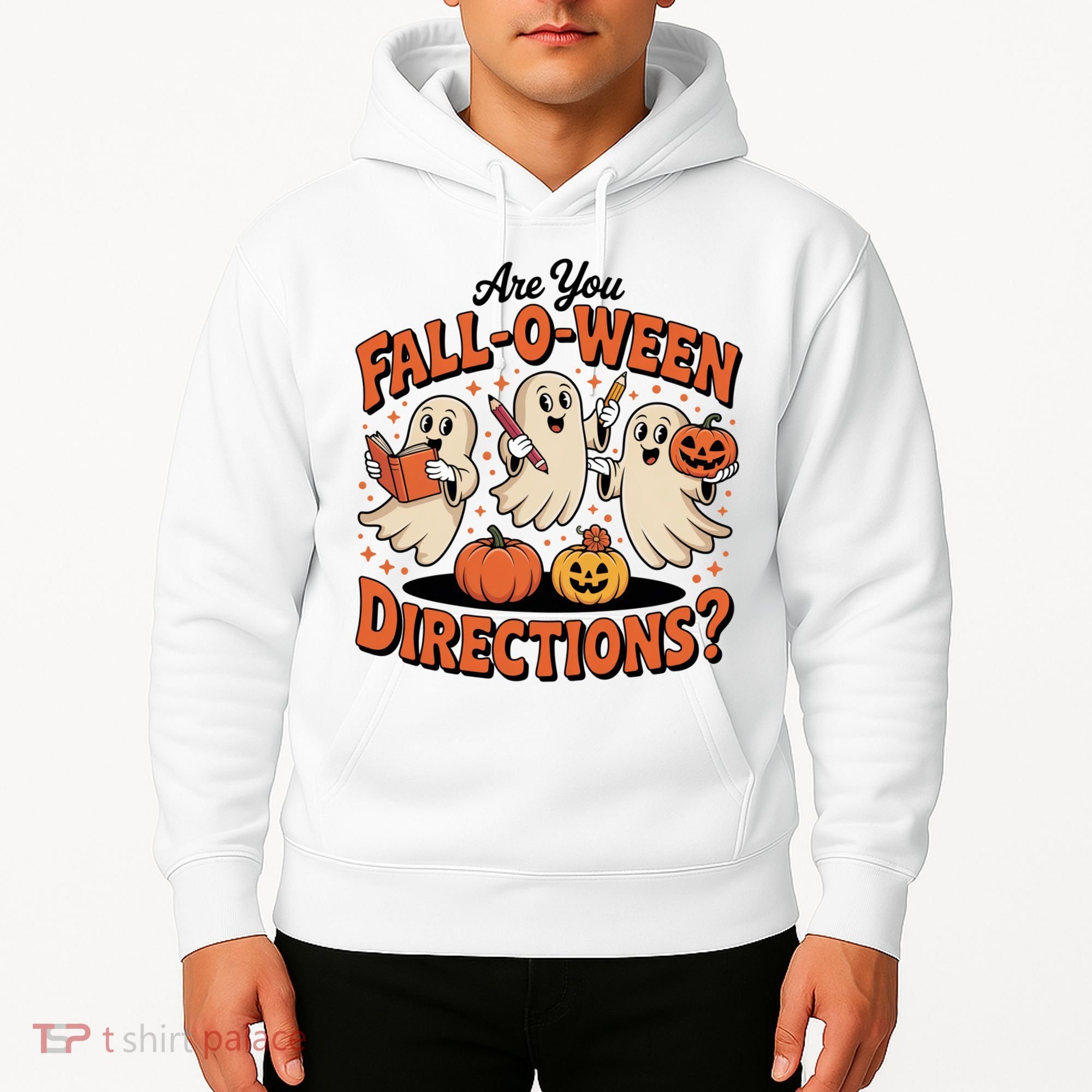 Funny Gift For Halloween Teachers Are You Fall O Ween Directions Hoodie