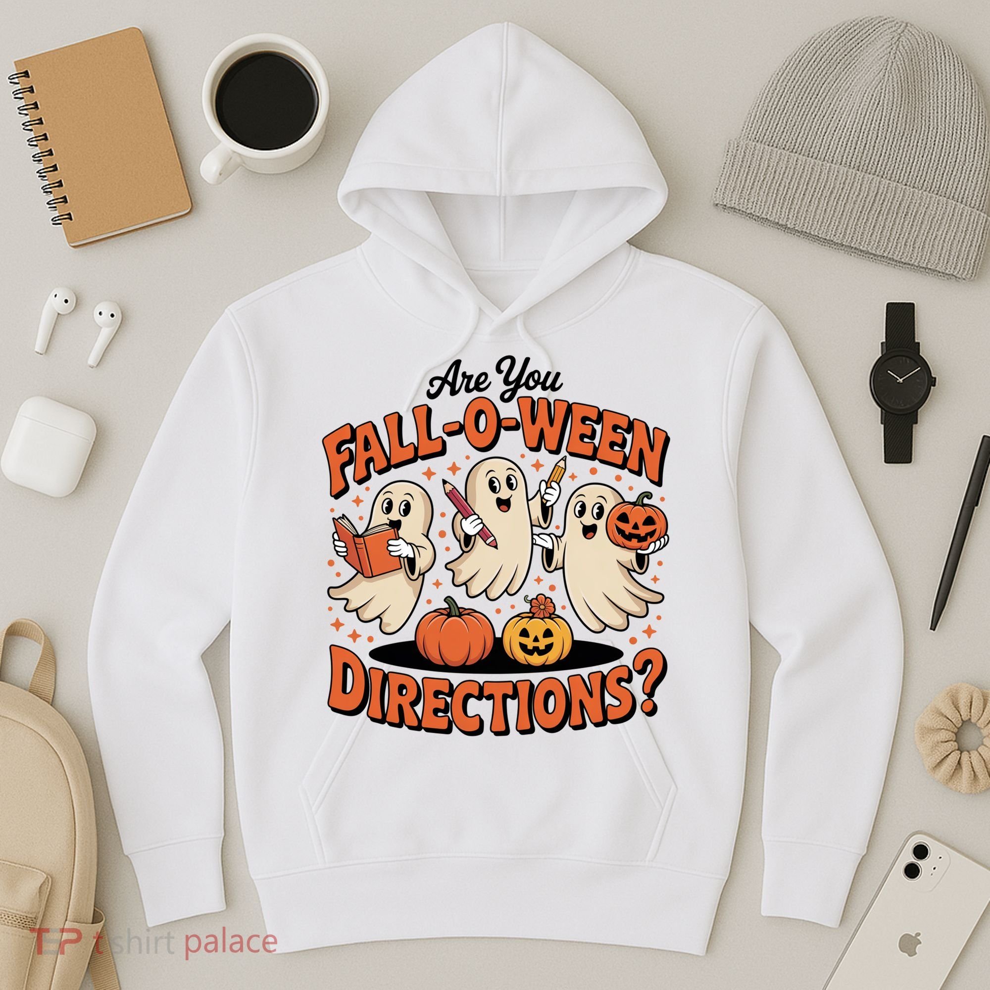 Funny Gift For Halloween Teachers Are You Fall O Ween Directions Hoodie