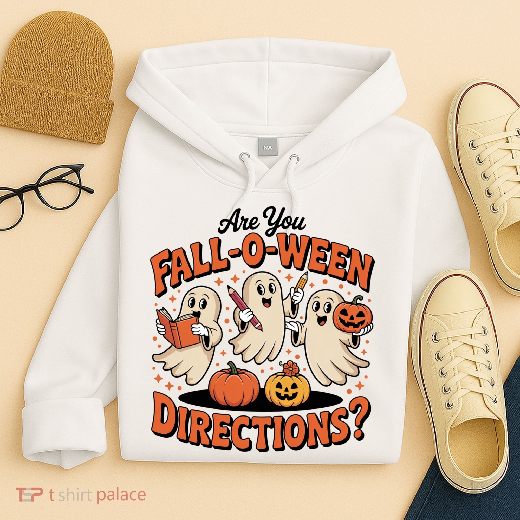 Funny Gift For Halloween Teachers Are You Fall O Ween Directions Hoodie