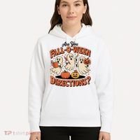 Funny Gift For Halloween Teachers Are You Fall O Ween Directions Hoodie thumb 5