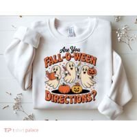 Funny Gift For Halloween Teachers Are You Fall O Ween Directions Sweatshirt thumb 2
