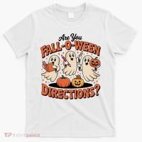 Funny Gift For Halloween Teachers Are You Fall O Ween Directions T-Shirt thumb 0
