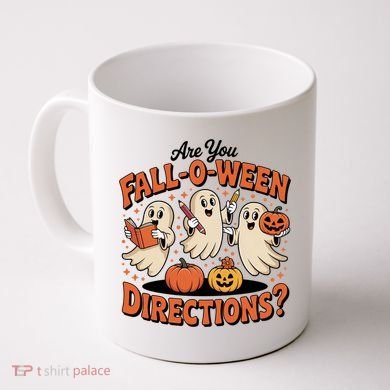 Funny Gift For Halloween Teachers Are You Fall O Ween Directions Coffee Mug