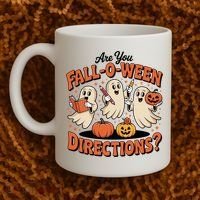 Funny Gift For Halloween Teachers Are You Fall O Ween Directions Coffee Mug thumb 2