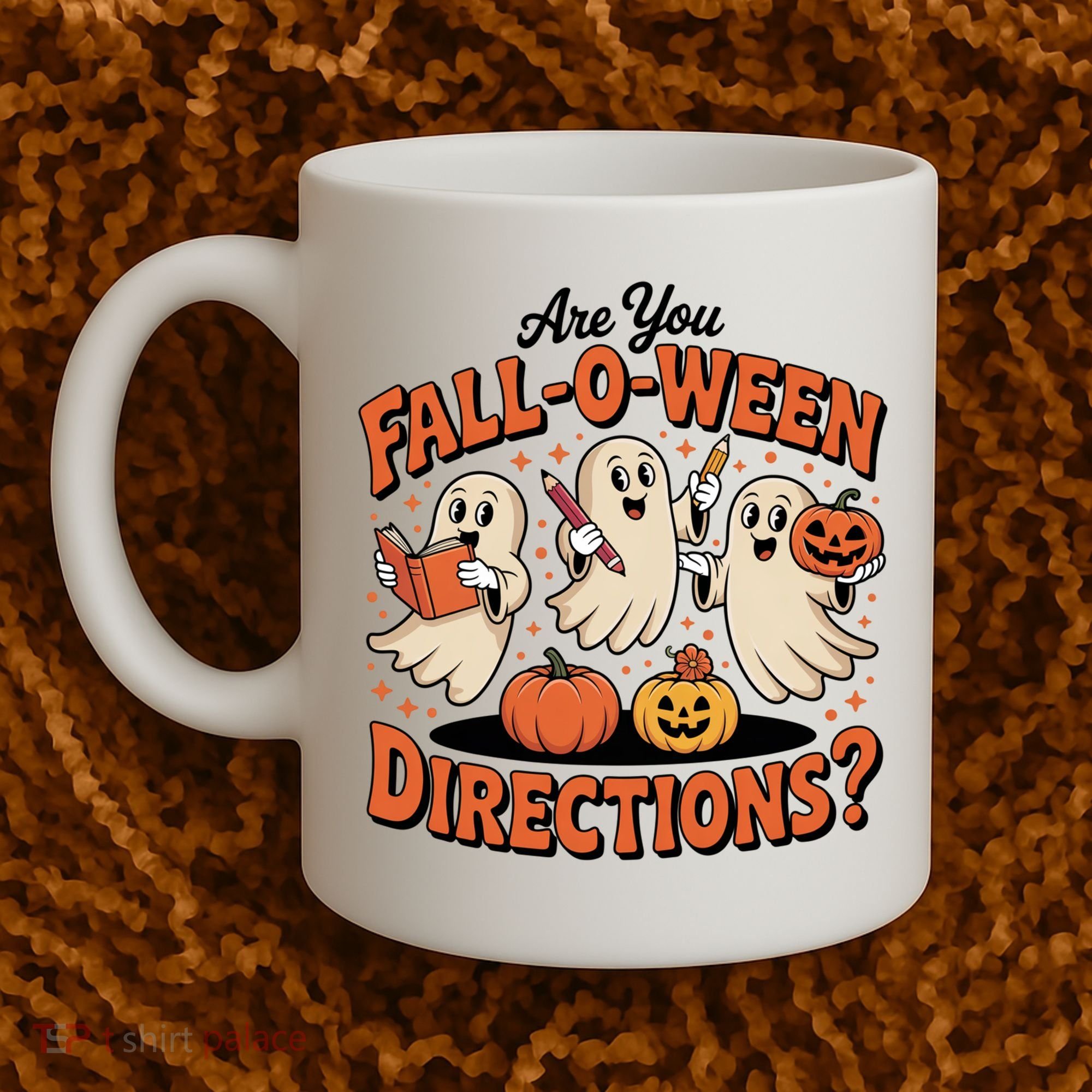 Funny Gift For Halloween Teachers Are You Fall O Ween Directions Coffee Mug