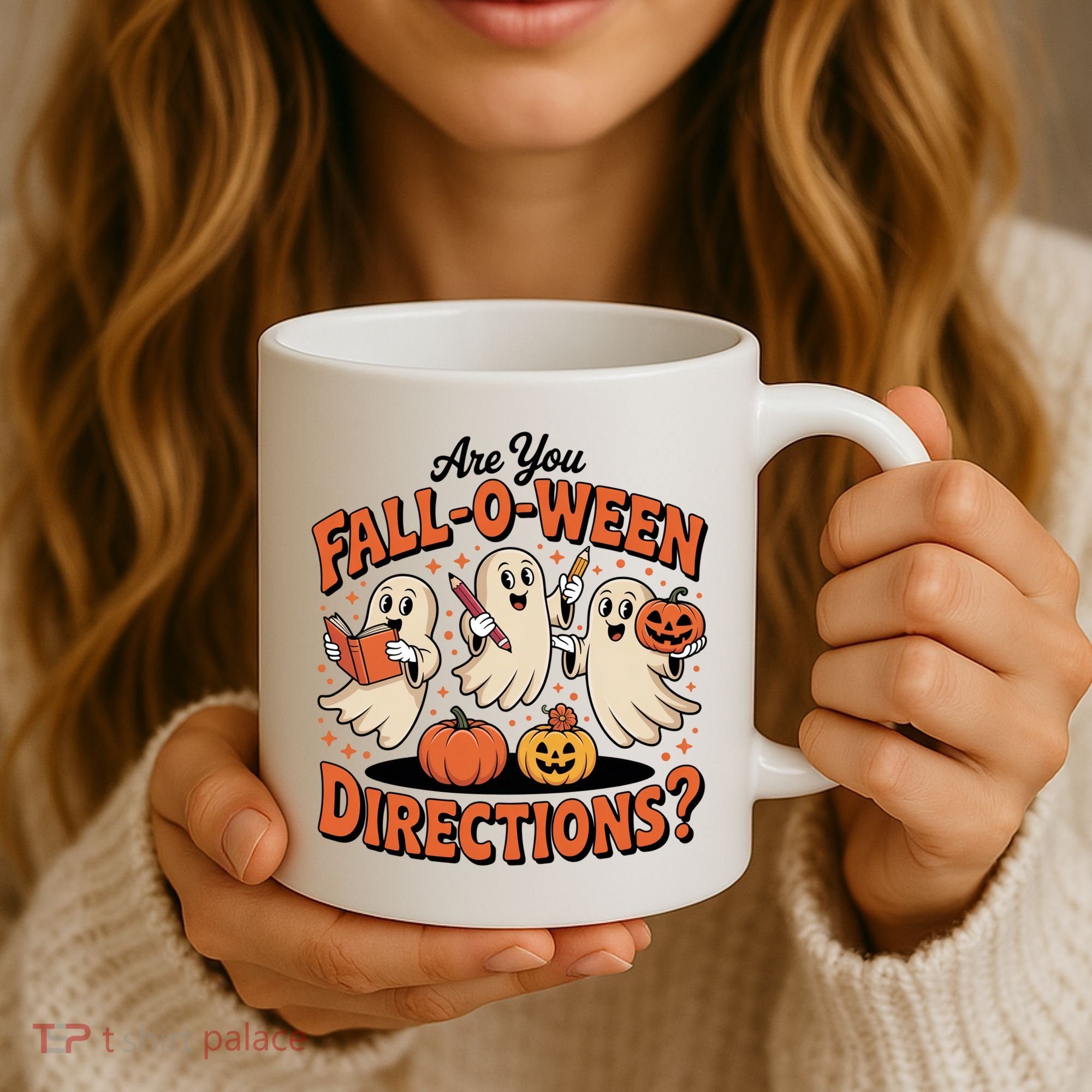 Funny Gift For Halloween Teachers Are You Fall O Ween Directions Coffee Mug