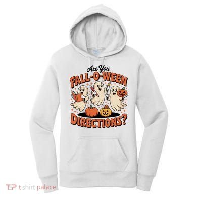 Funny Gift For Halloween Teachers Are You Fall O Ween Directions Women's Hoodie
