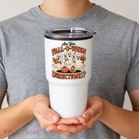 Funny Gift For Halloween Teachers Are You Fall O Ween Directions Tumbler thumb 2