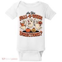 Funny Gift For Halloween Teachers Are You Fall O Ween Directions Baby Bodysuit thumb 0