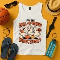 Funny Gift For Halloween Teachers Are You Fall O Ween Directions Tank Top thumb 4