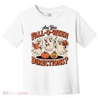 Funny Gift For Halloween Teachers Are You Fall O Ween Directions Toddler T-Shirt thumb 0