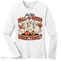 Funny Gift For Halloween Teachers Are You Fall O Ween Directions Women's Long Sleeve Shirt thumb 0