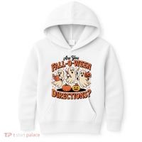 Funny Gift For Halloween Teachers Are You Fall O Ween Directions Kids Hoodie thumb 0