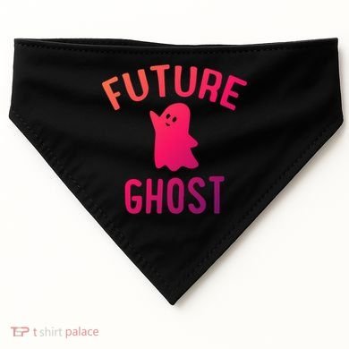Future Ghost Funny Gift USA-Made Doggie Bandana