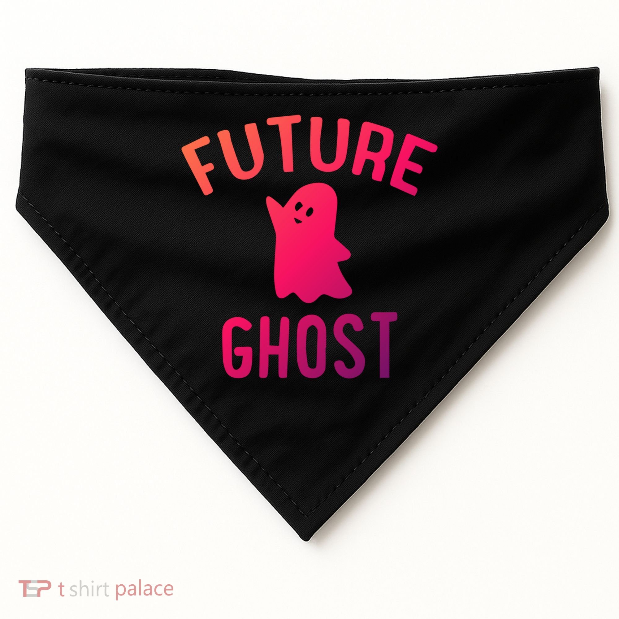 Future Ghost Funny Gift USA-Made Doggie Bandana