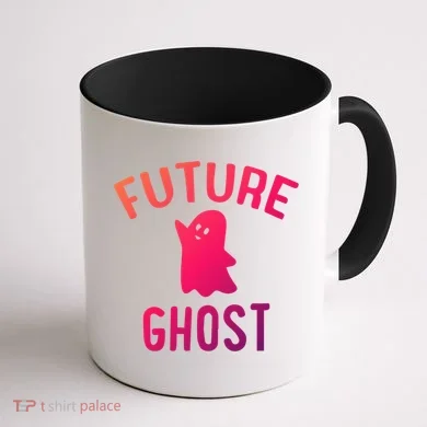 Future Ghost Funny Gift Coffee Mug back