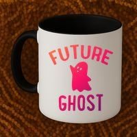 Future Ghost Funny Gift Coffee Mug thumb 2