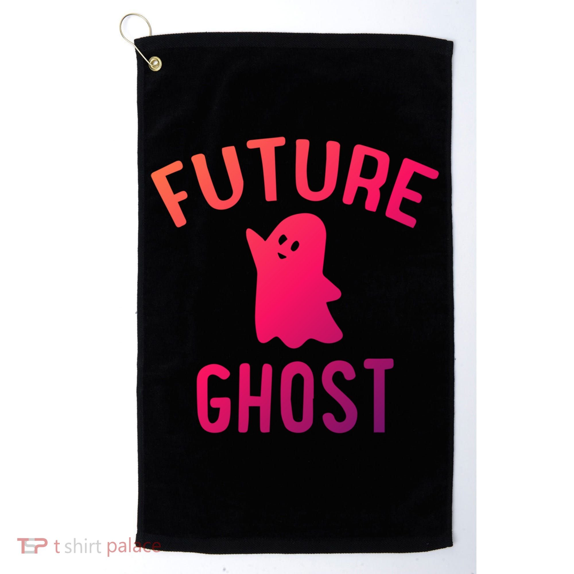 Future Ghost Funny Gift Golf Towel