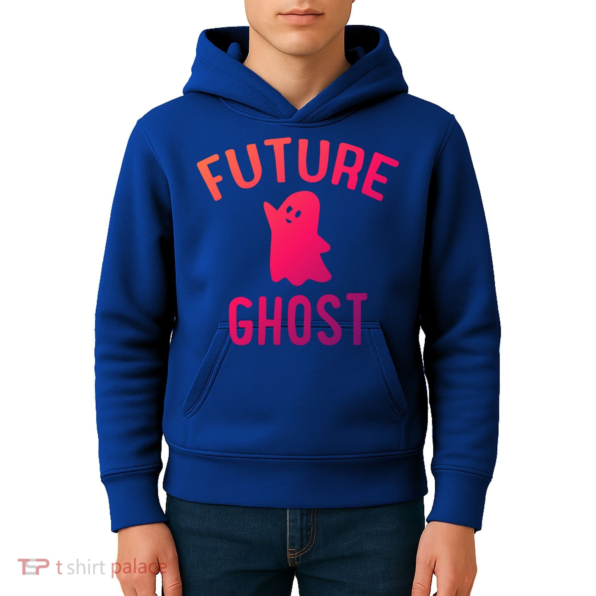 Future Ghost Funny Gift Kids Hoodie
