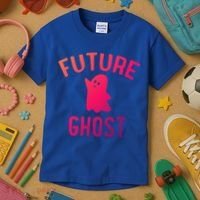 Future Ghost Funny Gift Kids T-Shirt thumb 3