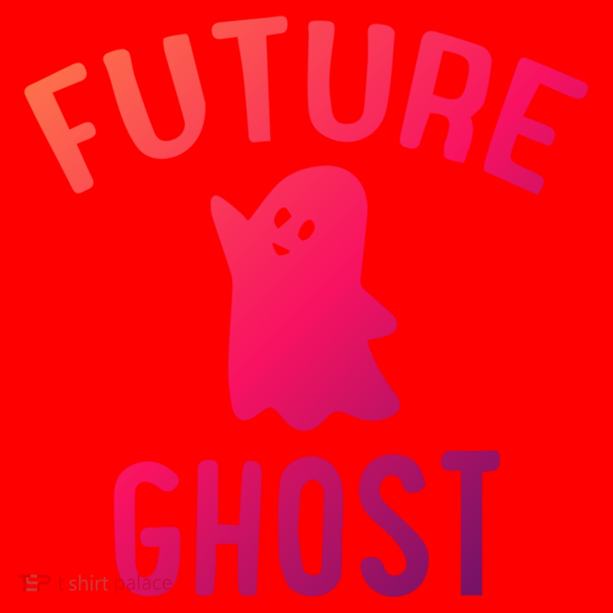 Future Ghost Funny Gift Santa Hat