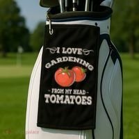 Funny Gardening Funny Gift Meaningful Gift Garden Growing Tomatoes Sweater Golf Towel thumb 2