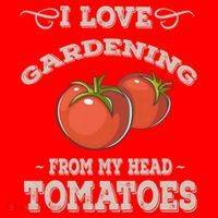 Funny Gardening Funny Gift Meaningful Gift Garden Growing Tomatoes Sweater Santa Hat thumb 1