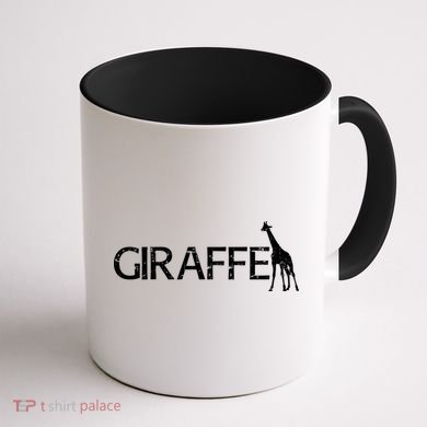 Funny Gift For Giraffe Lover Logo Coffee Mug back