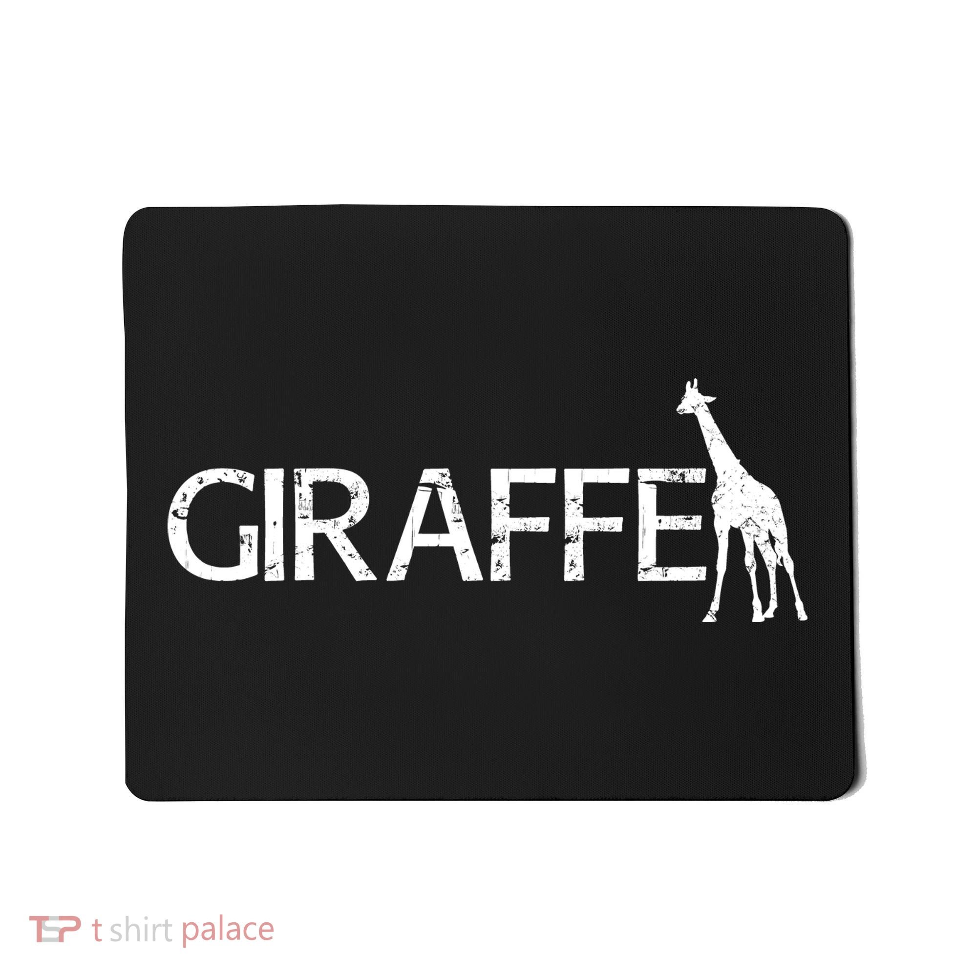 Funny Gift For Giraffe Lover Logo Mousepad