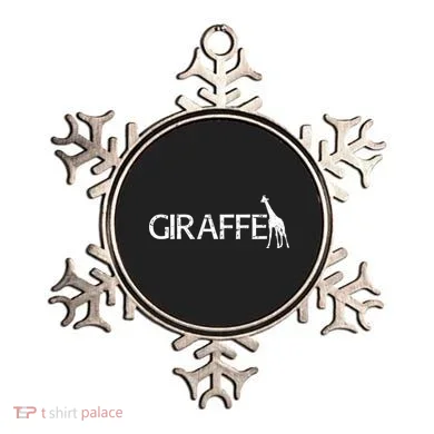 Funny Gift For Giraffe Lover Logo Ornament