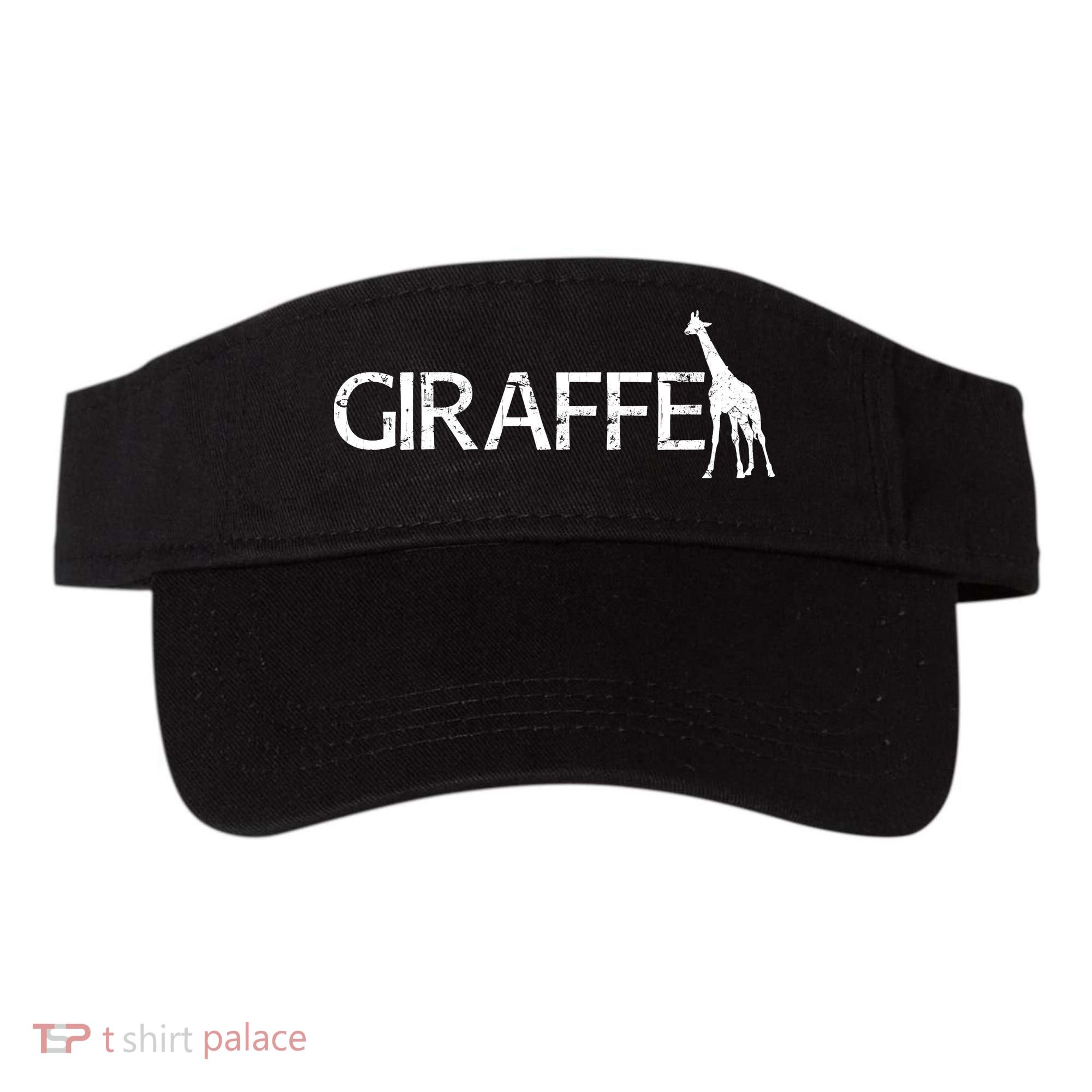 Funny Gift For Giraffe Lover Logo Visor