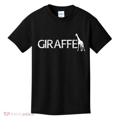 Funny Gift For Giraffe Lover Logo Kids T-Shirt