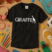 Funny Gift For Giraffe Lover Logo Kids T-Shirt thumb 3